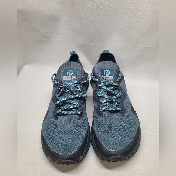 Merrell Running Shoes SAMPLE MENS Mag-9 Dragonfly Blue Vibram SIZE 8 - Picture 2 of 8